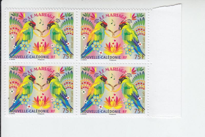 2016 New Caledonia The Marriage B4 (Scott 1208) MNH