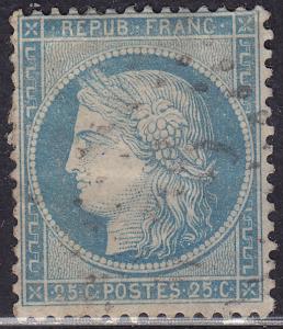 France 58 Ceres 25c 1871