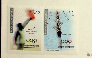 ARGENTINA Sc 1927-8 NH ISSUE OF 1996 - OLYMPICS