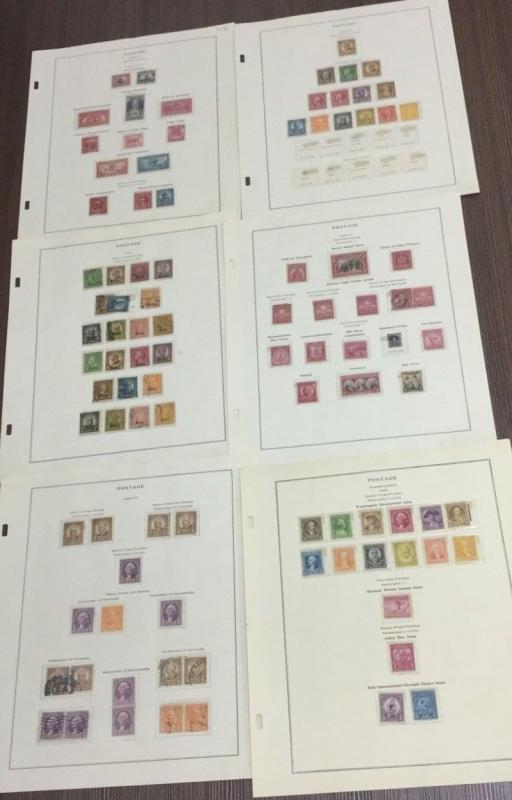 MOMEN: US # MINT COLLECTION ON (6) ALBUM PAGES $ #9078