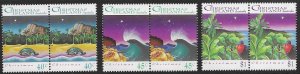 Christmas Island 354-56 1993  set 3 in pairs   VF NH