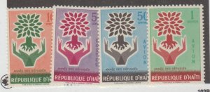 Haiti Scott #452-453,C151-C152 Stamp - Mint NH Set