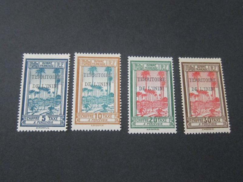 French Guiana 1932 Sc J1-J4 MH