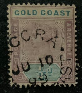 STAMP STATION PERTH Gold Coast #26 QV Definitive  FU 1898-92