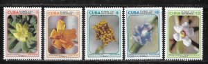 Cuba 1920-1924 Wildflowers set MNH