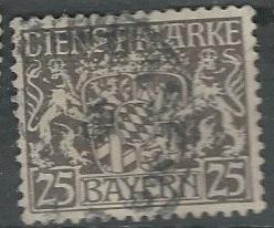 Bavaria  Scott # O15 - Used