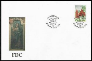 Finland-Aland 42,FDC.Michel 78. Churches:Sottunga,1993.