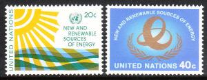 348-49 United Nations 1981 Renewable Energy MNH