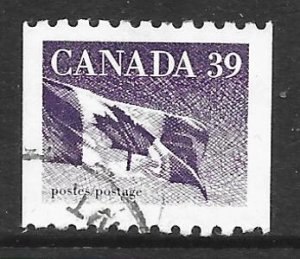 Canada 1194Bii: 39c Canadian Flag, used, VF