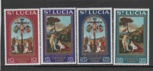 ST. LUCIA #231-234 1968 EASTER MINT VF LH O.G bb