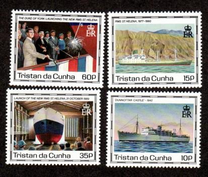 Tristan da Cunha 482-485 Mint NH MNH RMS St Helena!