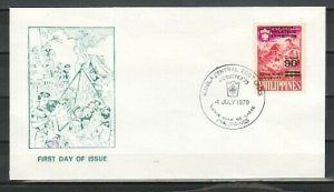 Philippines, Scott cat. C111. 1st Scout Philatelic Expo. First Day Cover.