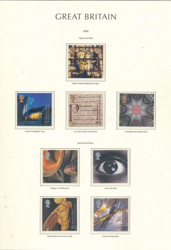 Great Britain 2000 MNH+Millenium (65+Items) Face Postage 40+Pounds / KRA1033