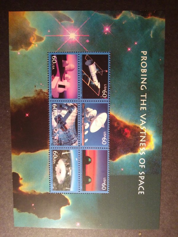 US #3409 Vastness of Space Souvenir Sheet MNH