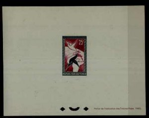 Chad 65/ MNH epruve sheet Proclamation