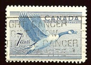 Canada #320 7c Bird - Canadian Goose