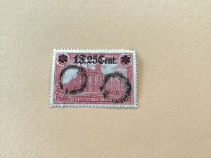 German Occupation Belgium 1916 Hand Stamped Used Stamp R44338