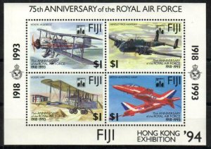 Fiji Stamp 691a  - Royal Air Force, 75th anniversary