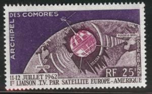 Comoro Islands Scott C7 MNH** 1962 TV Satellite airmail