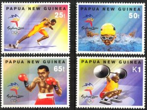 Papua New Guinea 2000 Olympics Games Sydney 2000 Set of 4 MNH