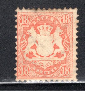 Bavaria #37  Used,   F/VF.   Cat $60.00   ...  0530456