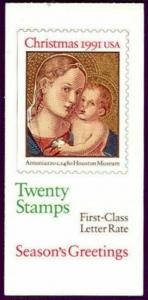 US Scott 2578a Booklet #193, Face Value $5.80