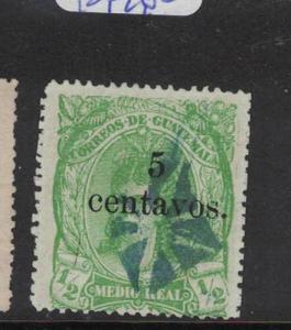 Guatemala SC 18 Cork Cancel VFU (1dqn)