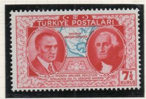 Turkey 1939 Early Issue Fine Mint Hinged 7.5k. NW-05169