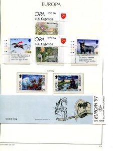 Europa Cept 1997  annual  lot  Mnt VF NH  -  Lakeshore Philatelics