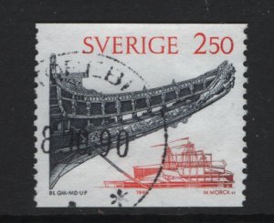 Sweden  #1829   used  1990  nautical museum  2.50k