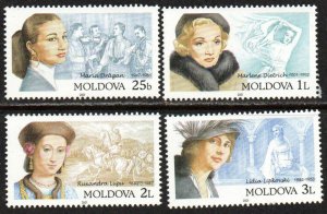 Moldova Sc #372-375 MNH