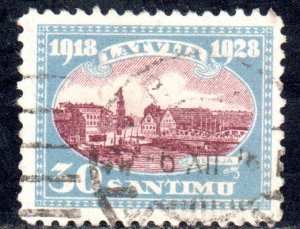 Latvia #161    used