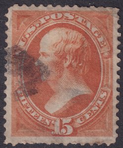 #163 Used, F-VF, Small thin, short perfs (CV $150 - ID46734) - Joseph Luft