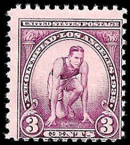 # 718 MINT NEVER HINGED VIOLET 10TH OLYMPIC GAMES