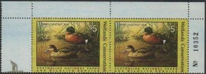 Australia Cinderella Ducks 1990 $5 Chestnut Teal pair MNH