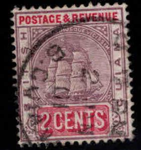 British Guiana Scott 133 Used tall ship stamp