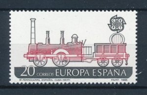 [113851] Spain 1988 Railway trains Eisenbahn Locomotive From set MNH