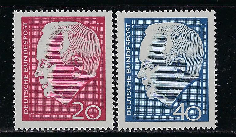 Germany Bund Scott # 881 - 882, mint nh
