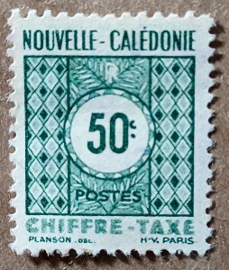 New Caledonia #J34 50c Postage Due MH (1948)