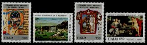 Italy 2023-6 MNH National Treasures, Manuscripts, Paintings