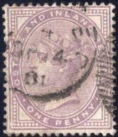 Great Britain 1881 lilac SC88