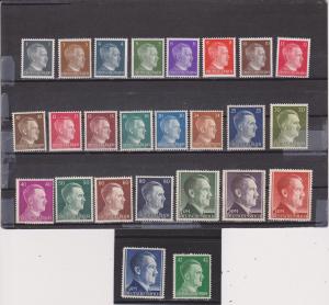 Germany 506-527 + 529 VLH (506,511B &518=MNH) (Includes 524a &529 MH)