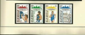 SAMOA  SCOTT 811-4 MNH