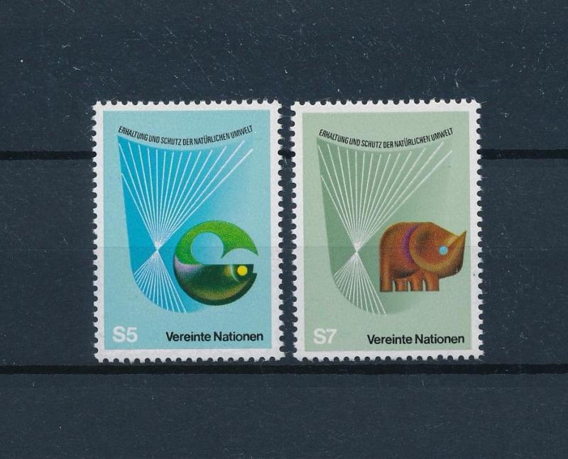 [49451] UN United Nations Vienna 1982 Environment Fish Elephant MNH