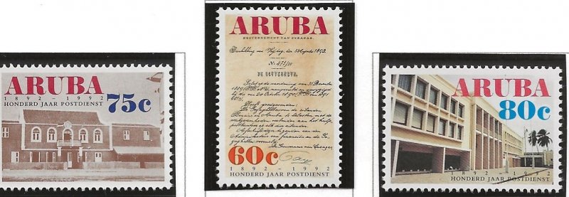 ARUBA   SC # 78 - 80    MNH