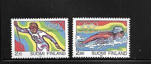 FINLAND,878-879, MNH, '92 OLYMPIC GAMES