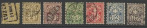 Switzerland 69-118 used cross & numerals selection mixed condition (2212 194)