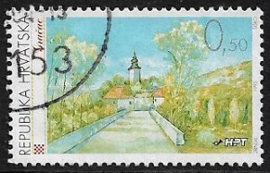 Croatia #277 Used Stamp - Liberated Town of Gracac (c)