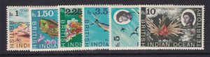 British Indian Ocean Territory, Scott 28-33 (SG 25-30), MLH