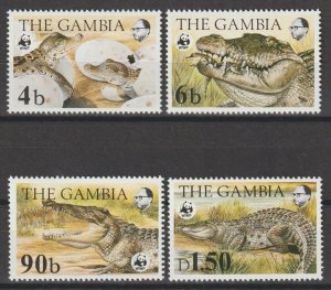 GAMBIA 1984 WWF SG 544/7 MNH